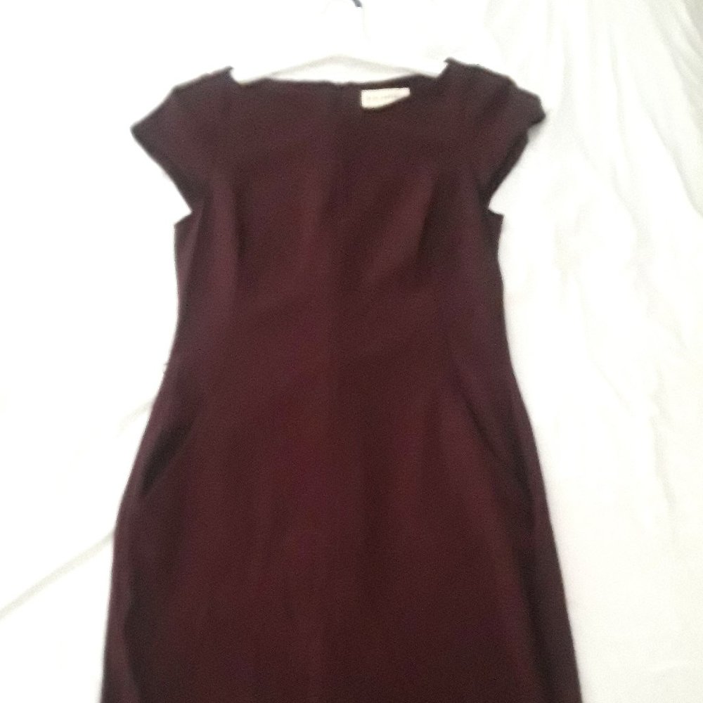 M.M. LaFleur Maroon Dress